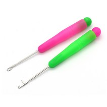 미리사몰 컬러 칼라 스킬실 바늘 자수 만들기 재료 미술 준비물, 스킬자수바늘(색상랜덤), 1개