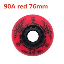유명한 스케이트 3rd 90A 흰색 노란색 72MM 76MM 80MM 인라인 휠 롤러 Rodas SEBA HV HL 높은 KSJ IGOR WFS, 08 90A Red 76mm