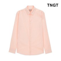 TNGT 95 사이즈 핑크 컬러 면 스판 혼방 드레스셔츠