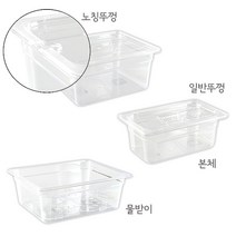 PC밧드 모음 밧트 바트 뚜껑 드레인 투명 국내생산, 6인치 본체(높이150mm)
