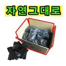 번개탄 연탄숯 착화탄 점화탄 난로 장작 갈탄 열탄 식당숯 식당용숯 백탄 바베큐참숯 바베큐숯 차콜 차콜숯, 자연그대로숯1박스25봉