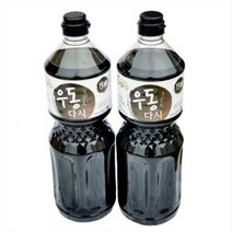 바로 우동다시 2kg 15배희석 우동육수 쯔유 어묵국물 메밀소바, 2개