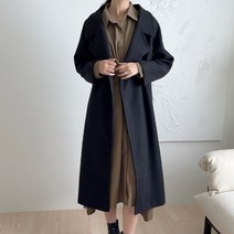 타니즈 파이로 로브 벨트 여자 롱코트