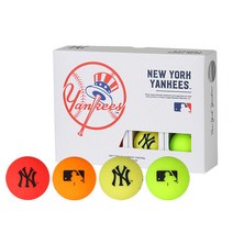 [MLB] 골프공 New York Yankees 2-Layer Color Golf Ball(12구) / BL185UGBTL004