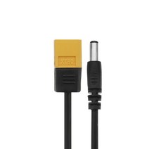 XT60 Male 총알 커넥터-Male DC DC5525 전원 케이블 TS100 전자 납땜 인두용 5.5x2.5mm 어댑터, 한개옵션0, 한개옵션0