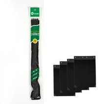 검정색 서류 철끈 70CM 1팩 코팅 마감 문서 책철끈