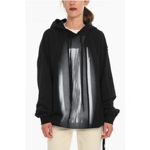 Ann Demeulemeester 브러시드 코튼 프린트 헤븐 후디 2201WJE27235096