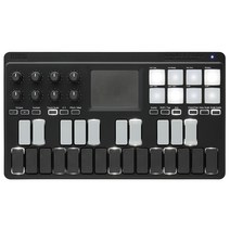 KORG 클래식 USB무선 올인원 모바일 MIDI 키보드 nanoKEY Studio 음악 제작 DTM A4 사이즈 컴팩트 설계로 운반에 최적 곧 시작할 수 있는 소프트웨어 라이센스 포함