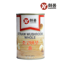 화풍 초고버섯 (홀) 버섯 통조림, 400g, 18개입
