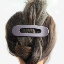 무광 큰 왕 일자 헤어집게핀 악어핀 BREMR110