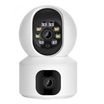 무선 가정용 홈 카메라 캠 cctv 클라우드 버드 앱 듀얼 렌즈 풀 컬러 PTZ IP 돔 AI 휴머노이드 감지 보안 CCTV 베이비 모니터 4MP 1080P, 64GB