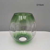 형광등덮개 커버 가리개 D15cm D18cm 오목 유리 그늘 교체 DNA 매직 콩 조명 45cm 오프닝 fitter 전등 갓 E27 스크류 소켓, fading green D15cm, fading green D15cm