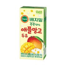 애플망고 두유 어린이 영양 간식 190ml x 48팩, 32팩