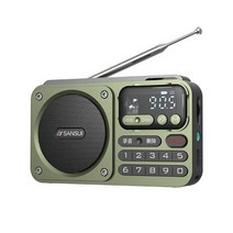 테이블스피커 New Sansui F28 Retro Radio Wireless Bluetooth Speaker Mini Plug Walkman Clock alarm Mus, 04 F22 green