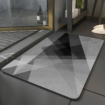 대형 규조토 발매트 북유럽 욕실 화장실 미끄럼 방지 샤워실 화장실 입구 매트 실매트 쿠션, 1