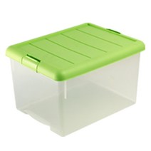 점보 리빙박스 60L 그린 대형리빙박스, 단품