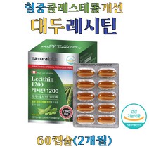 식물성 인지질 대두 레시틴 혈중 콜레스트롤 개선 Lecithin 대두유 포스파티딜콜린