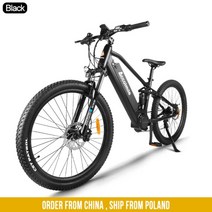 자전거 티타늄 접이식 27.5 인치 풀 서스펜션 전기 48v 750w 산 전자 bafang mid motor mtb 강력한 남성 ebike 17.5ah eu 세금 없음, 협력사, 검은 색