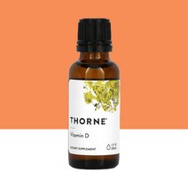 Thorne Research 쏜 리서치 액상 비타민D3 1000IU Vitamin D 25mcg 30ml