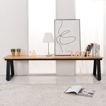 미니멀 디자인 오피스텔 원목 TV다이 낮은 거실장 1800(2컬러) AV장 선반 벽걸이TV 대, 화이트