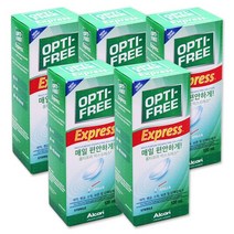 옵티프리 익스프레스 렌즈세정액, 120ml, 5개
