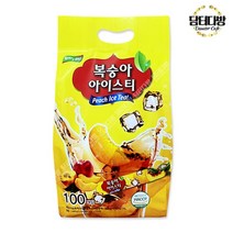 [모비딕컴퍼니] 에이드음료 립톤아이스티 티백음료 레몬티 달달한차 아이스티 아이스홍차, 잇★ 이데이 복숭아 아이스티 100스틱 아이스티파우치, [좋아요]