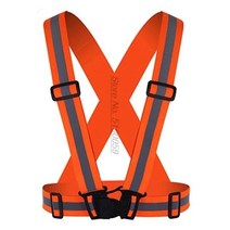 오토바이 액세서리 반사 자켓 혼다 민소매 에어백 조끼, 주황색