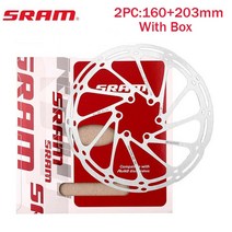SRAM 센터라인 자전거 브레이크 디스크 160180203mm MTB 로터 산악 유압 사이클링 부품, 05 2pc 160203mm