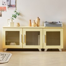 힘찬리빙 치즈 1200 다용도 수납장 거실 인테리어 수납장, 치즈 1200 1단 수납장(버터)