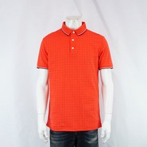 Uniqlo 블루＆화이트도트 PK반팔티 레드 (남성 L)