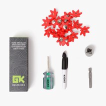 GOLFKICKS 골프킥스 커스텀 골프화 스파이크, RED(레드)
