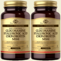 솔가 글루코사민 콘드로이친 히알루론산 MSM 식이유황 120정 2개 세트