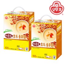 곡물차/오뚜기 힐링타임 아몬드 호두율무차 100T X 2개