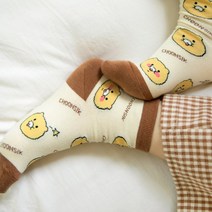 유아상점]춘식이 중목 패턴 양말/귀여운/깜찍한/답례품/예쁜선물/예쁜양말/양말덕후/귀여운양말