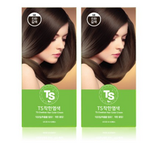 TS 착한염색 1제 60g + 2제 60g 세트, 5호 자연흑갈색, 3개
