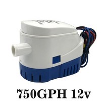 진공 펌프 에어컨 냉장고 DC 12V 24V 물 펌프 자동 빌지 600 750 1100GPH 잠수정 보트 워터 12v 전기 Fola, 03 750GPH 12V