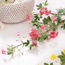 바보사랑 세덤잔꽃가지 87cm(조화).플라워트리, 진핑크