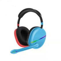소음 감소 무선 블루투스 게이밍 헤드폰 TV PC 음악 헤드셋 LED 조명 마이크 이어폰, [03] 03