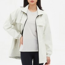 탑텐 23년 여성 웜업 래글런 집업 힙커버 땀복 CR