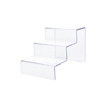 아크릴 진열대 계단형 3단 90 액세서리 소품받침대 매장 디스플레이 1278