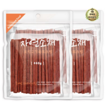 라이브잇 홋가이도푸즈 자연소재 애견 육포스틱 460g, 30개입, 오리고기육포스틱 맛