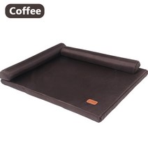 대형견 소파 침대 여름 강아지 소파 분리형 워시 침대 치와와 허크시 핏불 애완 동물 50-120cm, 3.Coffee - 95x75x13cm