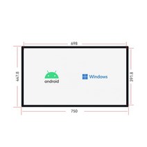 Ld 디지털 간판 벽걸이 터치 스크린 모니터 1.5/22/32/40/43 인치 광고 디스플레이, 05 32 inch
