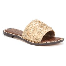 SAM EDELMAN 라피아 슬라이드 샌들