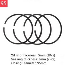 [JS] 공기 압축기용 피스톤 링 세트 펌프 직경 70mm 1, 03 Item C