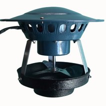 가스배출기 팬 스토브 환기 흡출기 화목난로 굴뚝용, 80W 직경 9.5cm