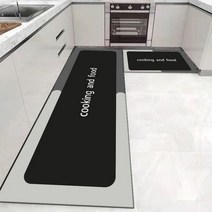 미끄럼 방지 주방 매트 홈 입구 관 바닥 카펫 거실 발코니 복도 흡수성 욕실 긴 러그, 266, 50x80cm and 50x160cm