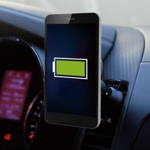 차량용 무선충전기 휴대폰 핸드폰거치대 스파크 모닝 레이, 화이트