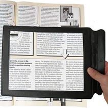 대형 시트 3X 돋보기 휴대용 A4 평면 돋보기 다기능 유연한 PVC 돋보기 독서 도서 프레 넬 렌즈 확대, 보여진 바와 같이