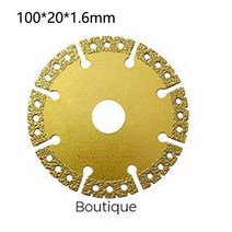 다이아몬드 톱날 디스크 115 100mm 대리석 절단 도자기 타일 세라믹 블레이드 앵글 그라인더용 5 가지 크기, 02 100MM Boutique_01 다목적 절단